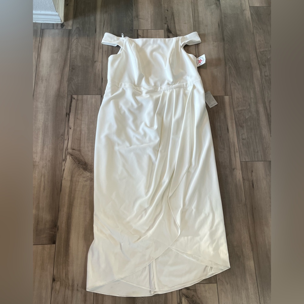 White Plus Size Dress